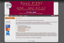 Website voor taxi berdijf